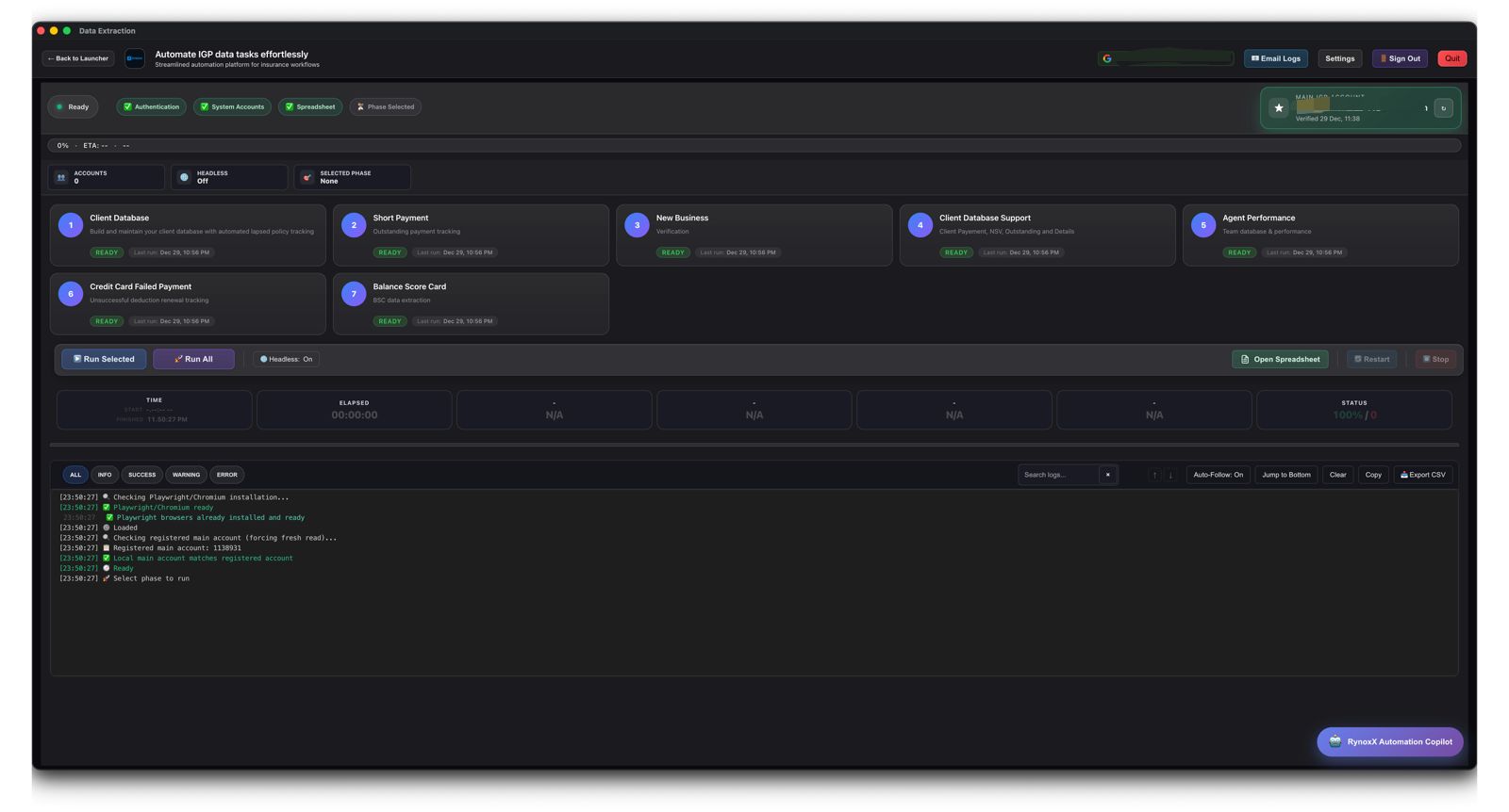 RynoxX Data Extraction Suite